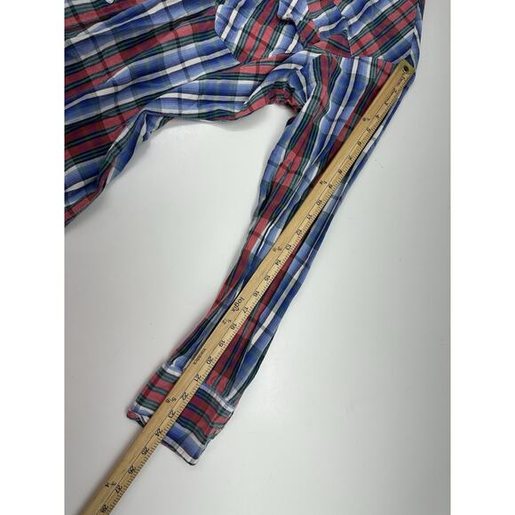 Levis Sutter Creek Mens Shirt Size Large Plaid Long Sleeve Button Up Vintage - Picture 8 of 10